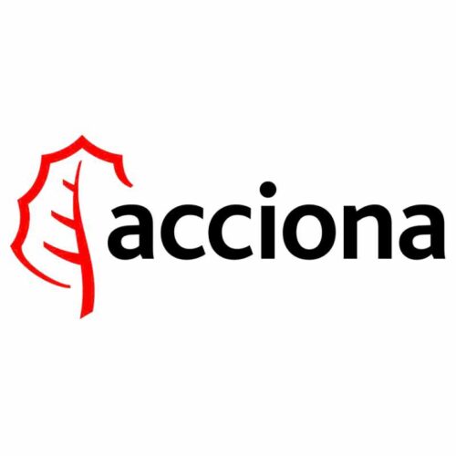 Logo Acciona para la sección de clientes de Ragersire