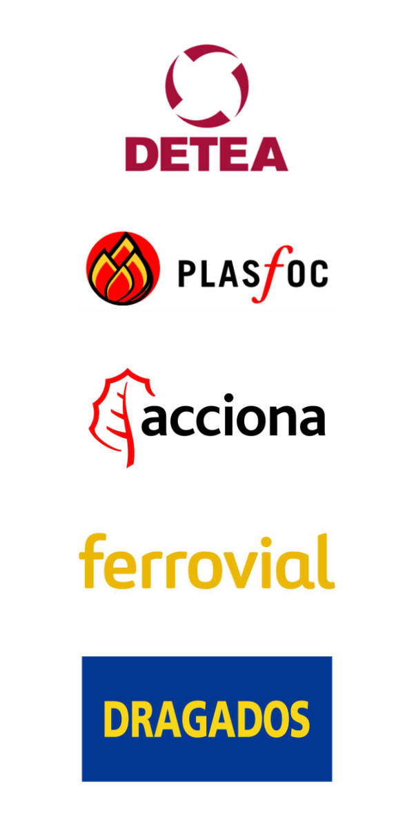 Logos de clientes que confian en Ragersire, versión móvil